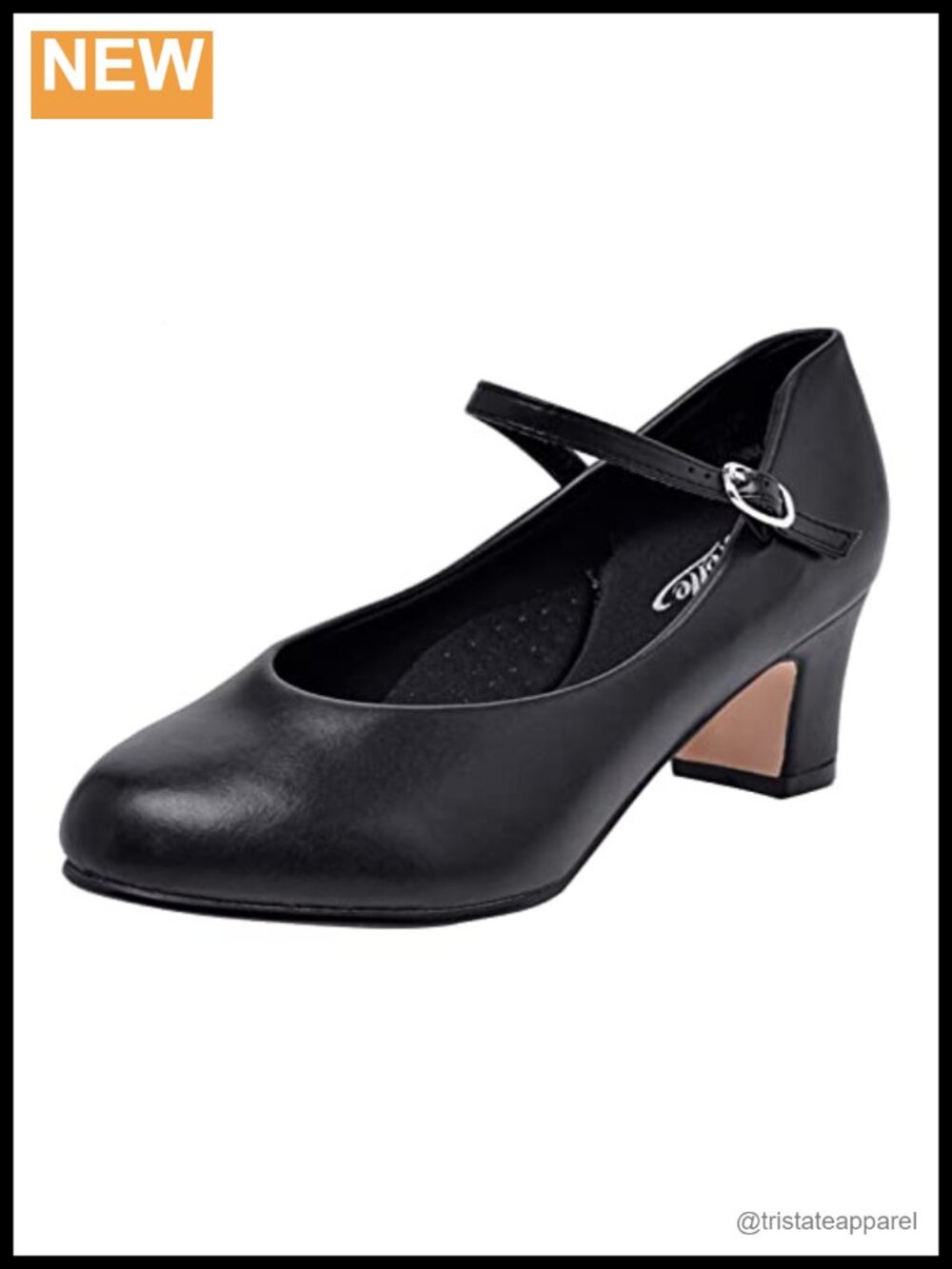 Women's 2" Ankle Strap Character Dance Shoes Memory Foam Buckle